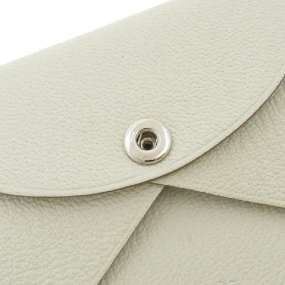 Hermès Vintage Pre-owned Fabric wallets Beige Dames