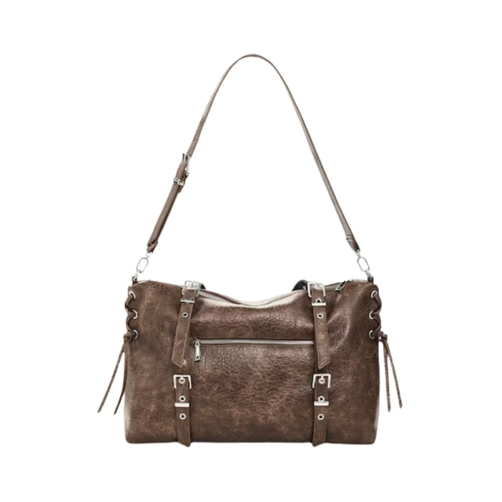 DESIGUAL BORSA DONNA MARRONE TAGLIA = UNI - Immagine 5