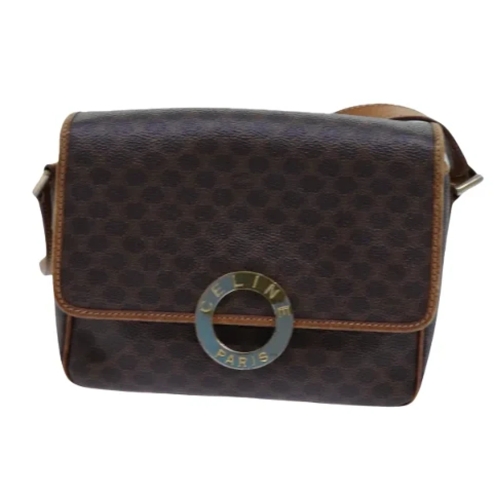 Celine Vintage Pre-owned Canvas celine-bags Brown Dames