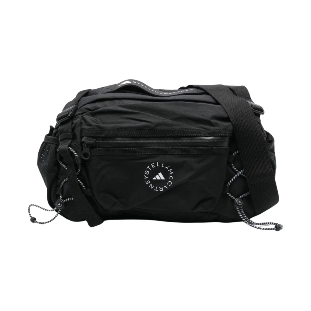 Adidas By Stella Mccartney Women's Black Outdoor Accessories, One Size, Logo Bum Bag