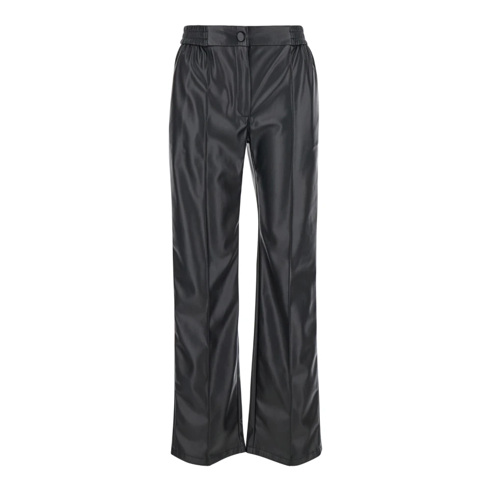 Twinset Zwarte Broek Pantalone Black Dames