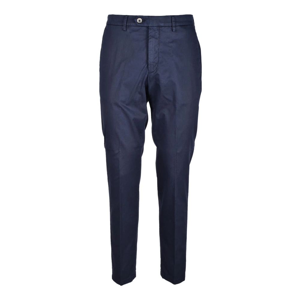 Michael Coal Rekbare broeken in verschillende kleuren Blue Heren