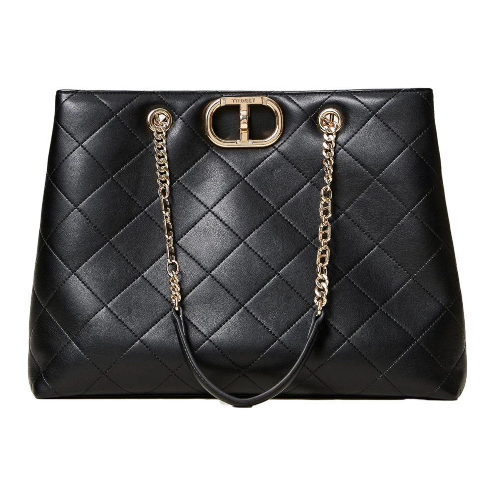 Twinset Stijlvolle Tote Tas Black Dames