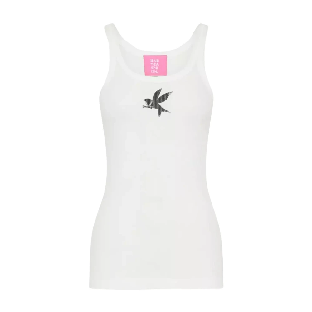One Teaspoon Witte Bower Bird top White Dames