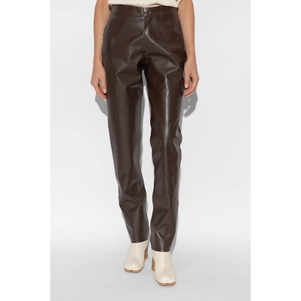 Marni Broek gemaakt van gecombineerde materialen Brown Dames