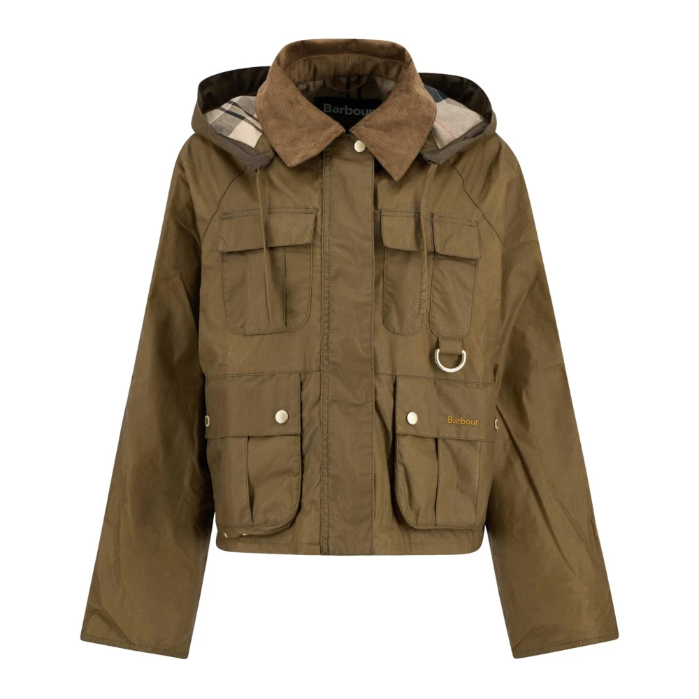 Barbour Donna Beige Liza Waxed Jacket