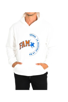 Cloud Dancer Man Oversized Cotton Hoodie