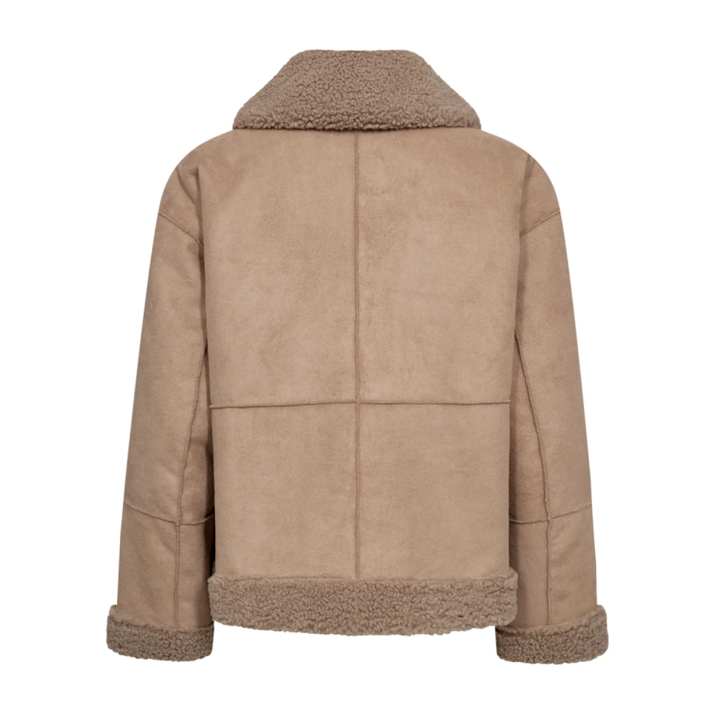 Freequent Beige Teddy Jas Beige Dames