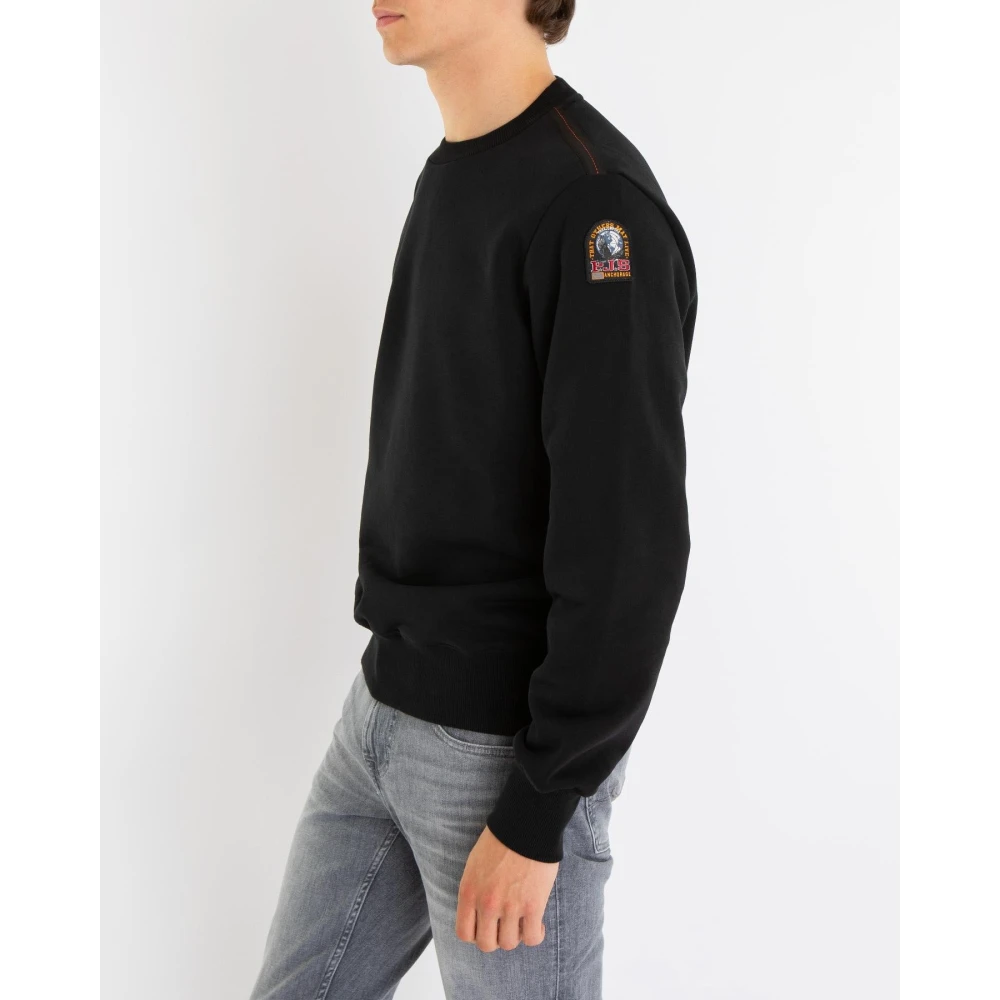 Parajumpers Zwart Crew Neck Trui Black Heren