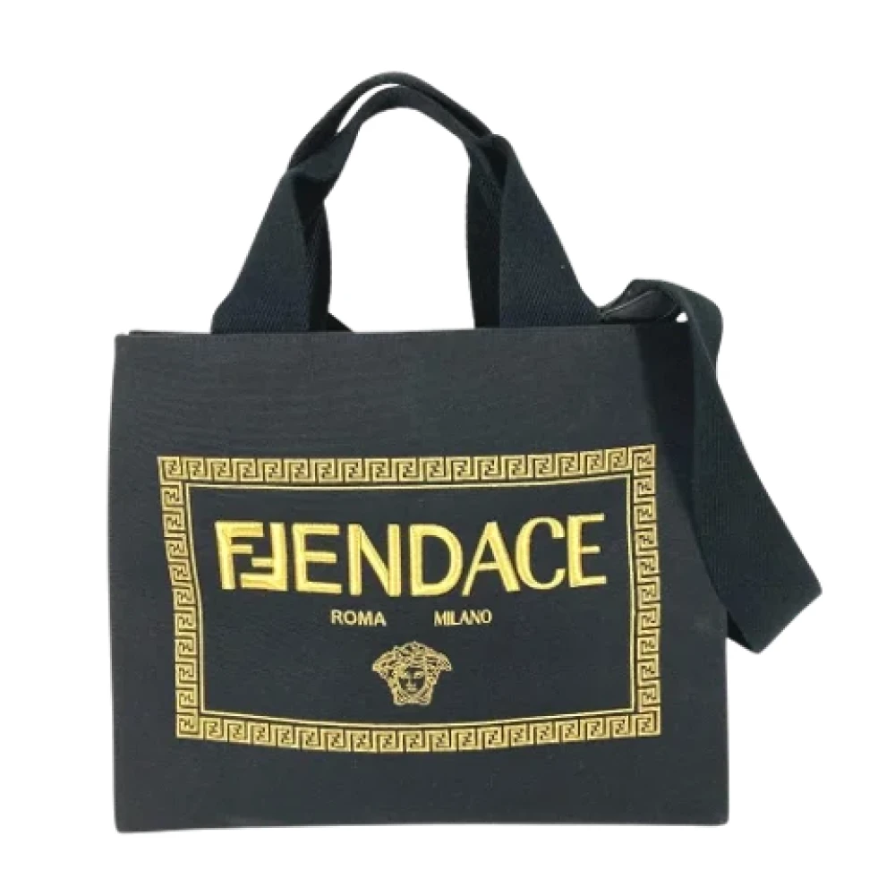 Fendi Vintage Pre-owned Fabric fendi-bags Black Dames