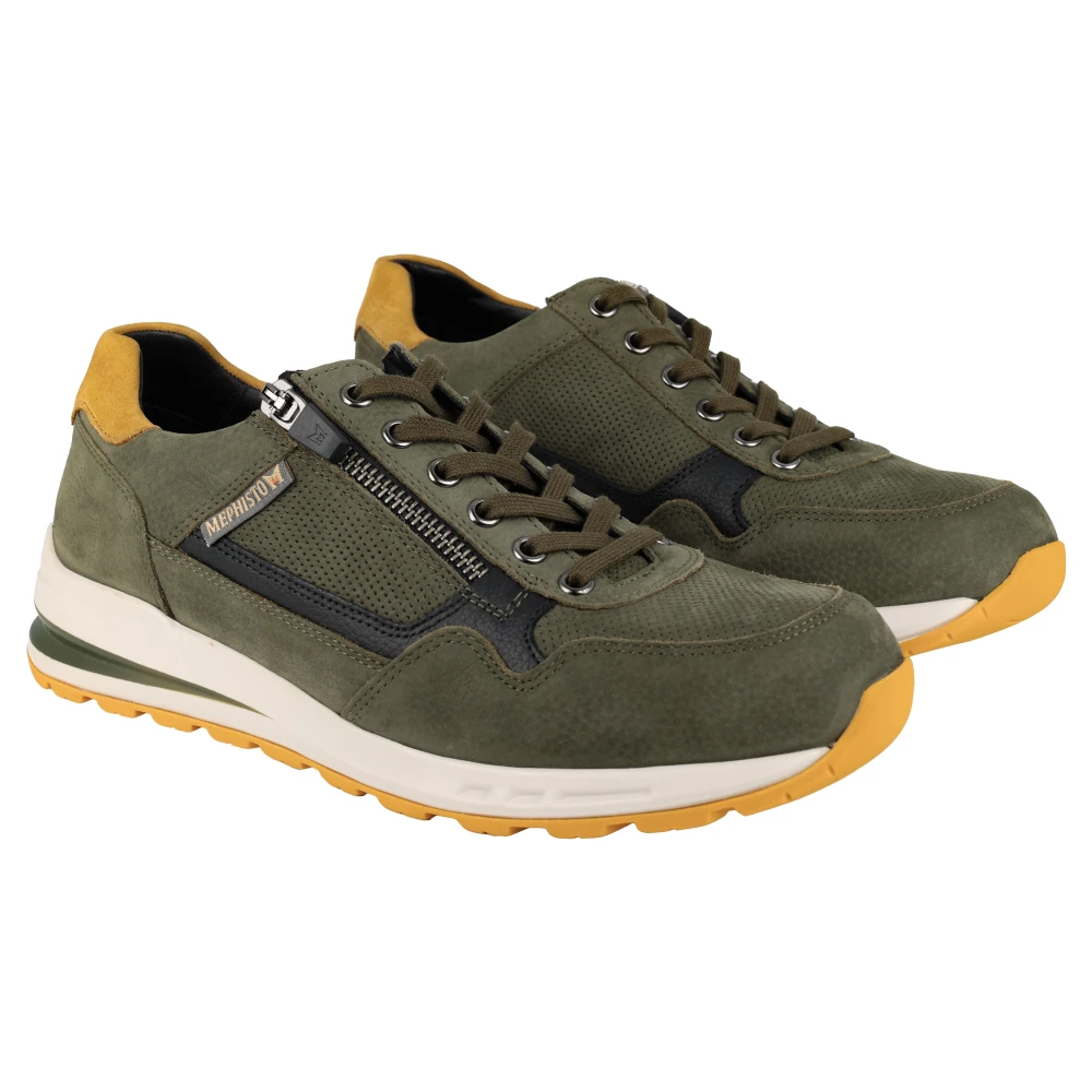Mephisto Groene vetersneaker Bradley