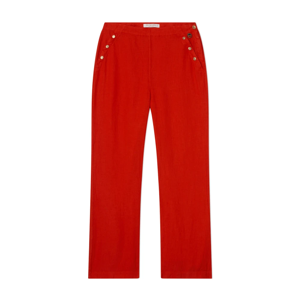 Busnel Wide Trousers Red Dames