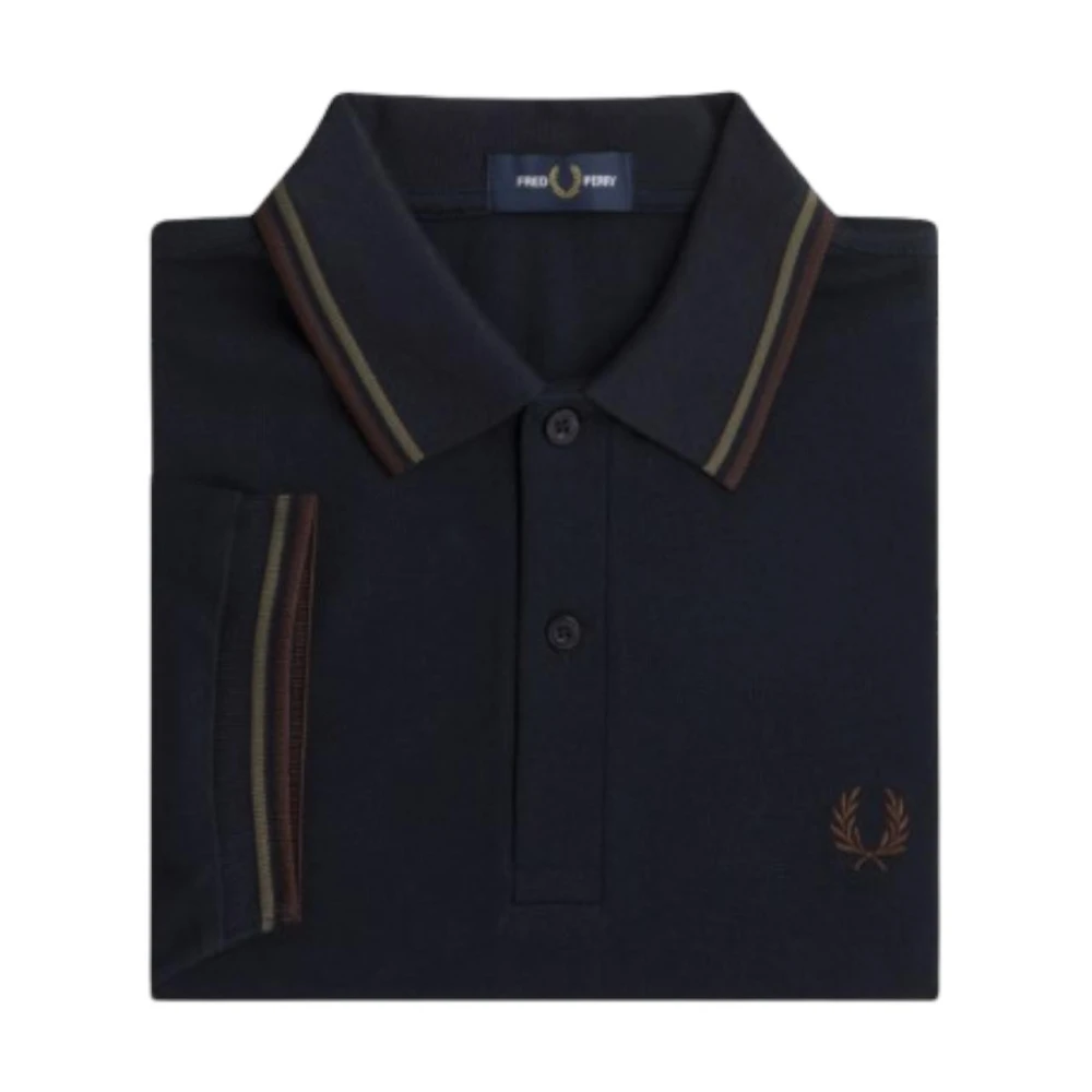 Fred Perry Iconisch Brits Poloshirt Blue Heren