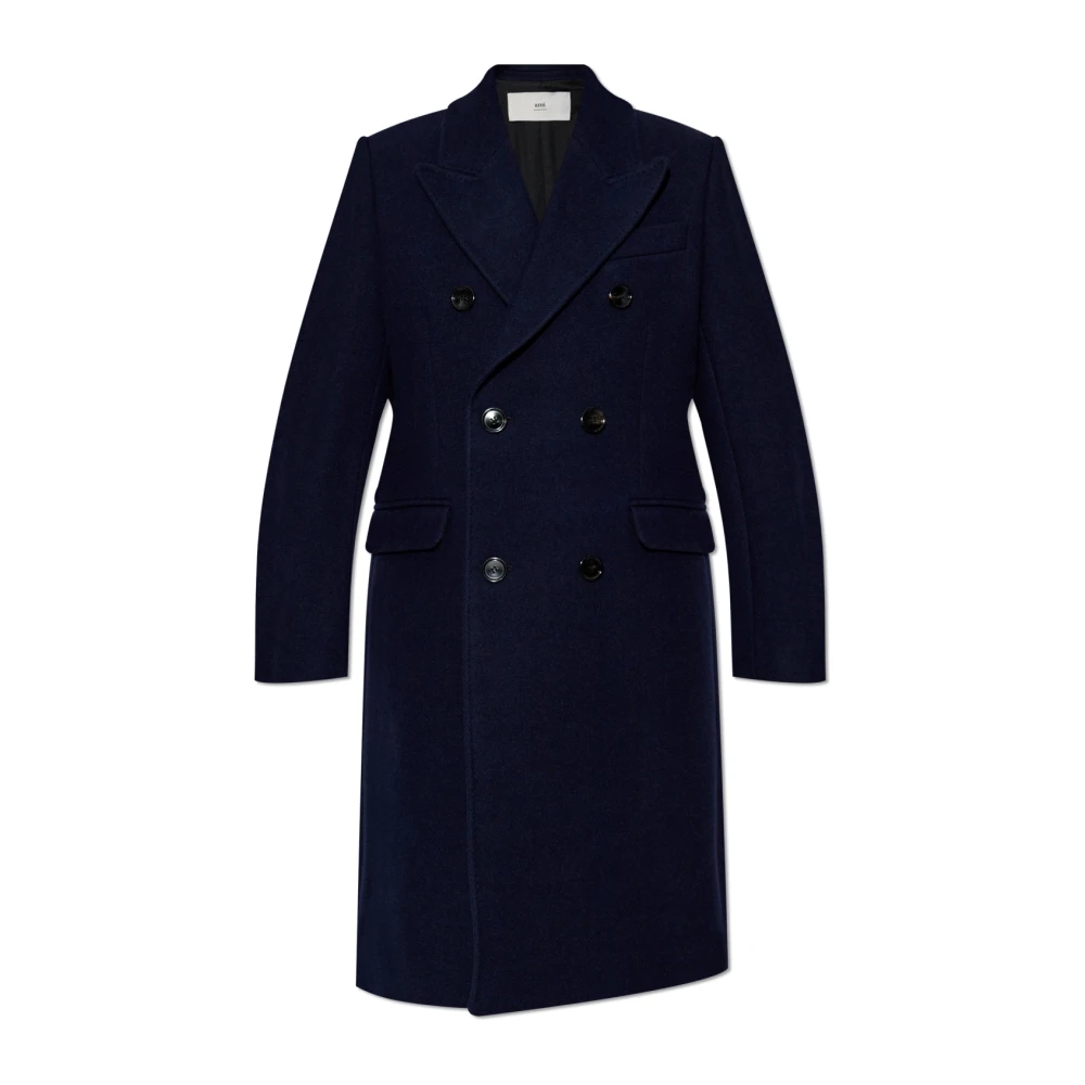 Coats > Double-Breasted Coats - - Ami Paris - Modalova
