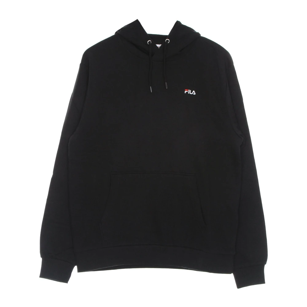 Fila Zwarte Heren Hoodie met Trekkoord Capuchon Black Heren
