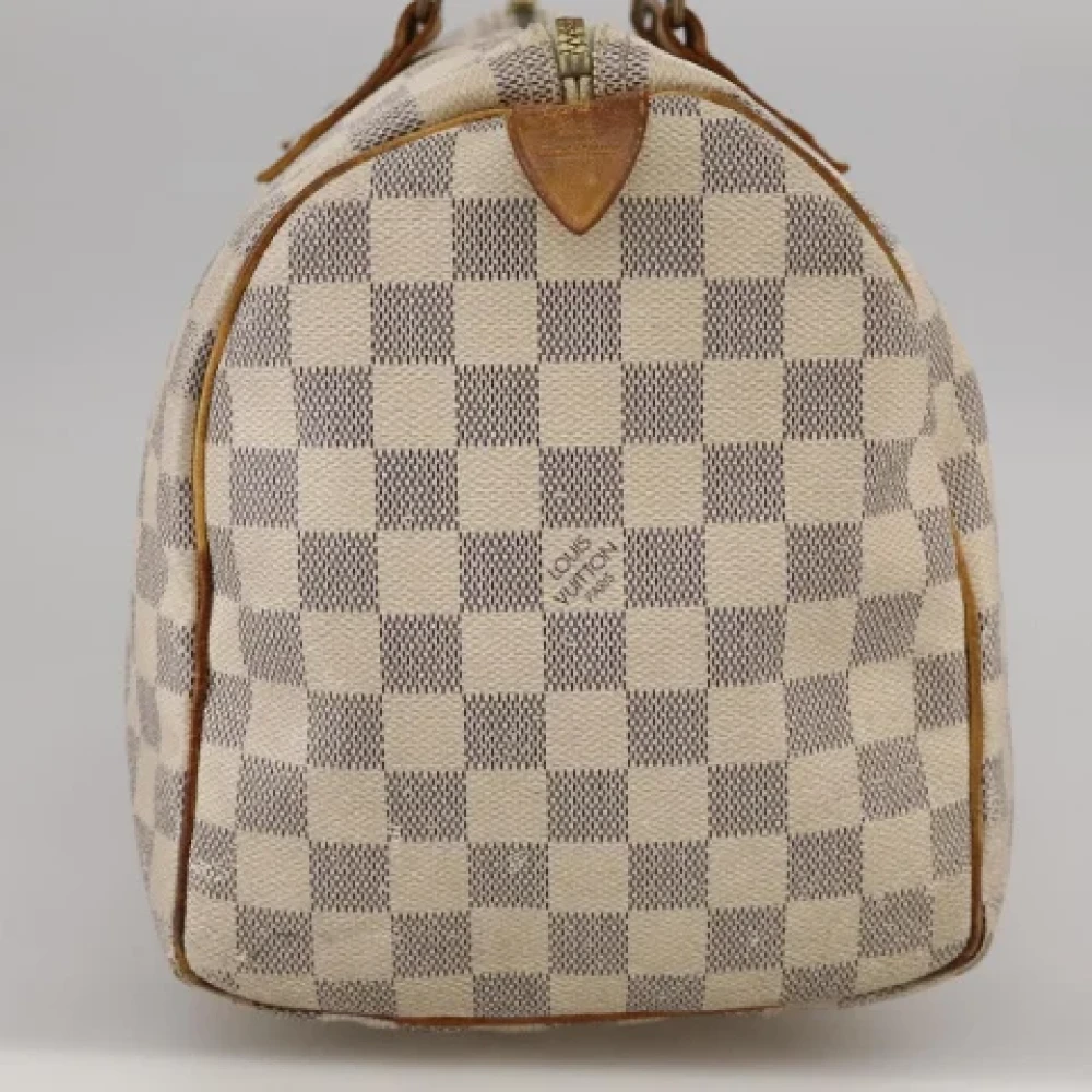 Louis Vuitton Vintage Pre-owned Canvas handbags White Dames