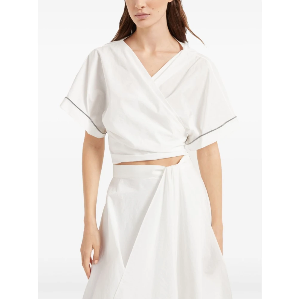 BRUNELLO CUCINELLI Natuurlijke overhemden voor mannen Beige Dames