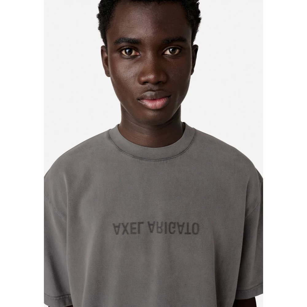 Axel Arigato Distort T-Shirt Gray Heren