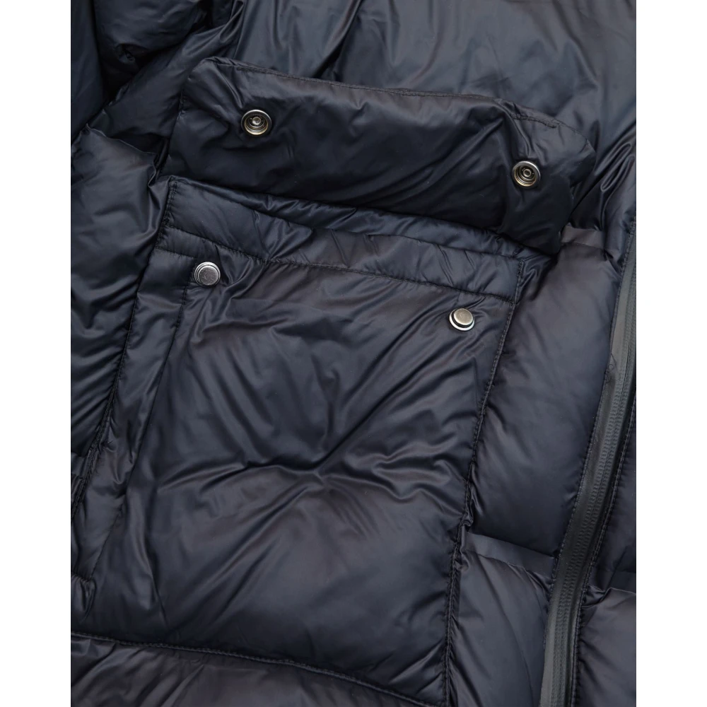 Arte Antwerp Zwarte Puffer Crop Jas Blue Heren