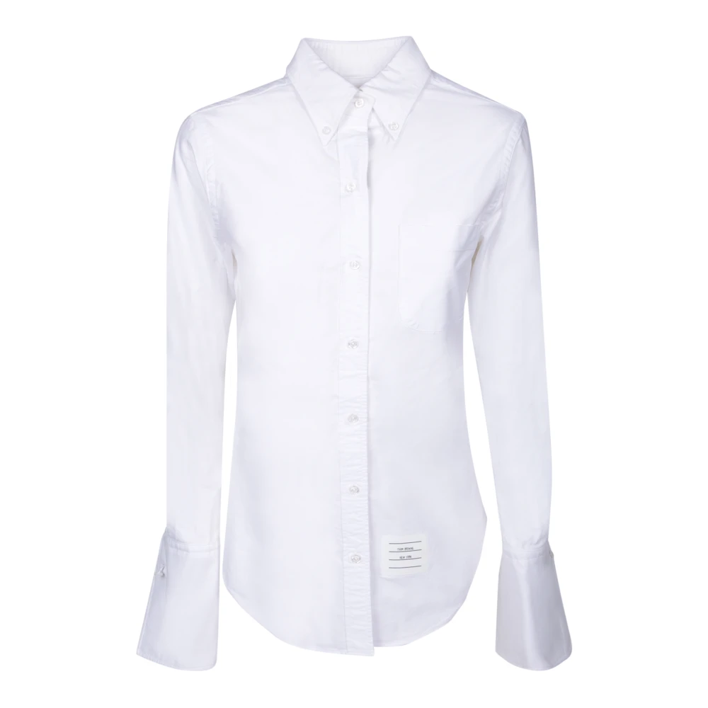 Thom Browne Witte T-shirts Polos voor Vrouwen White Dames