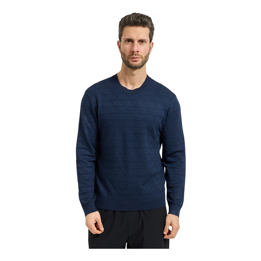 Armani Exchange Herren Blau Strickwaren, Sgröße: