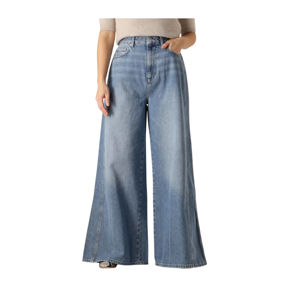 Birgitte Herskind Katja Straight Leg Blauwe Jeans Blue Dames
