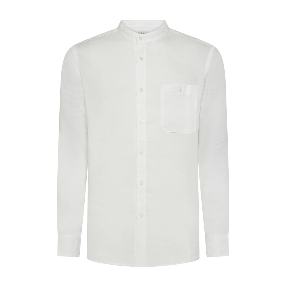 Woolrich Witte Overhemden voor Mannen White Heren