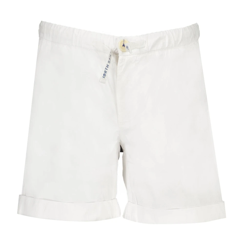 North Sails Unisex Kids White Shorts, 8 Y, Kids Shorts With Elastic Waist