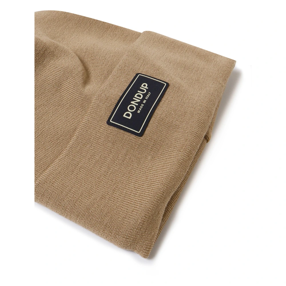 Dondup Gestreepte wollen blend pet Zandkleur Beige Heren