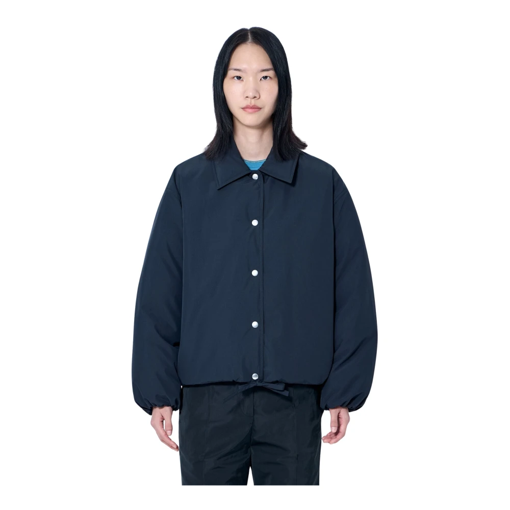 Jil Sander Black Down Jacket With Collar - Female - Down Jackets - L - Jackets