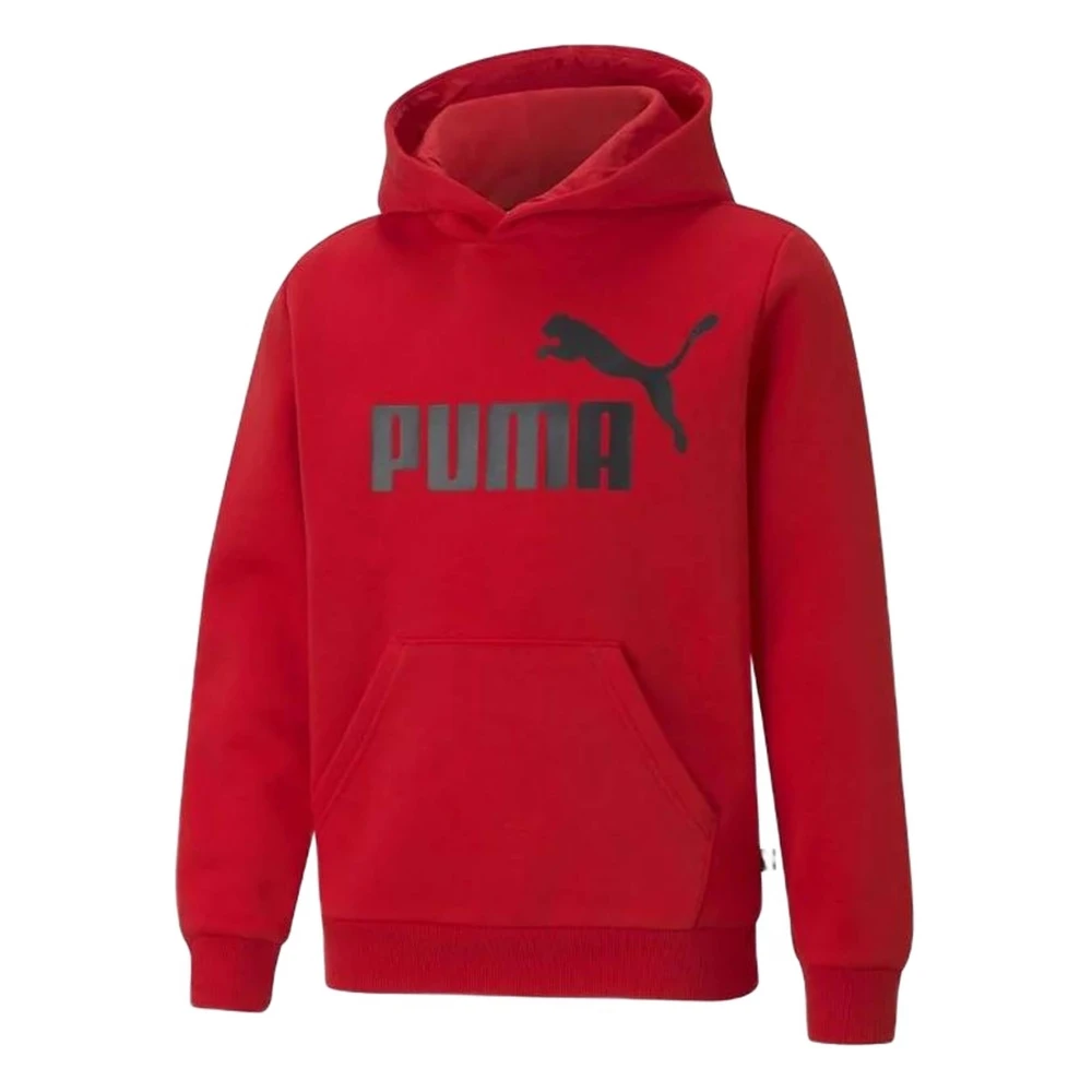 Puma Essentials Big Logo Hoodie för Barn Red, Unisex