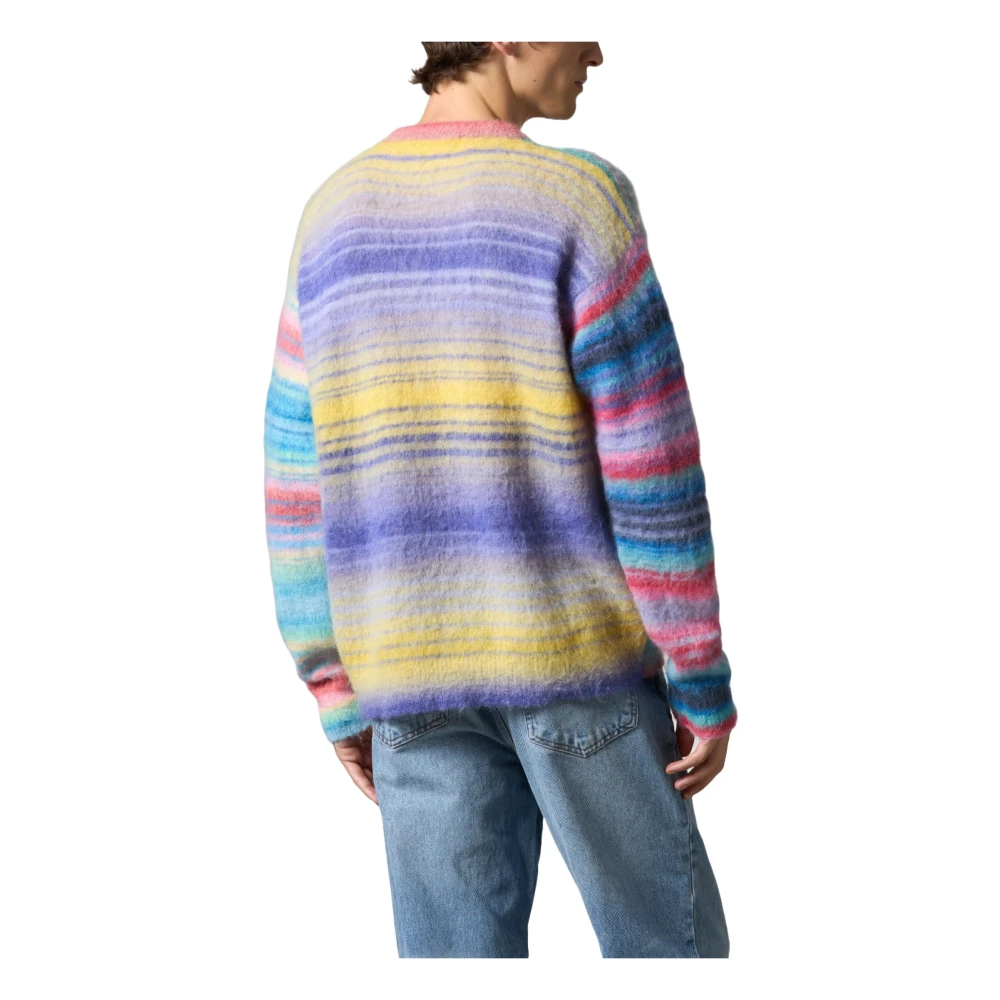Roberto Collina Multikleur Sweaters met Unieke Blend Stof Multicolor Heren