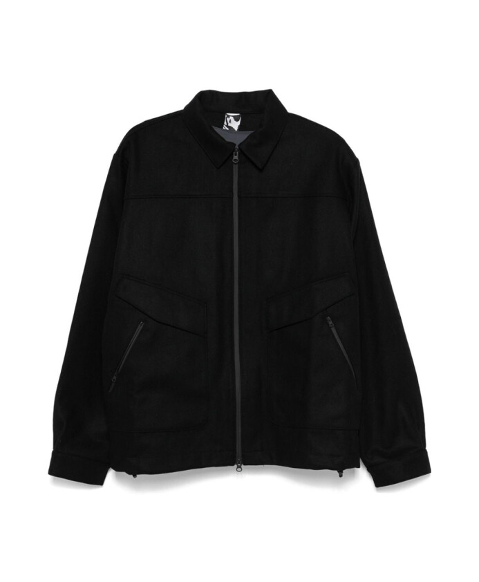 veste-en-melange-de-laine-noire