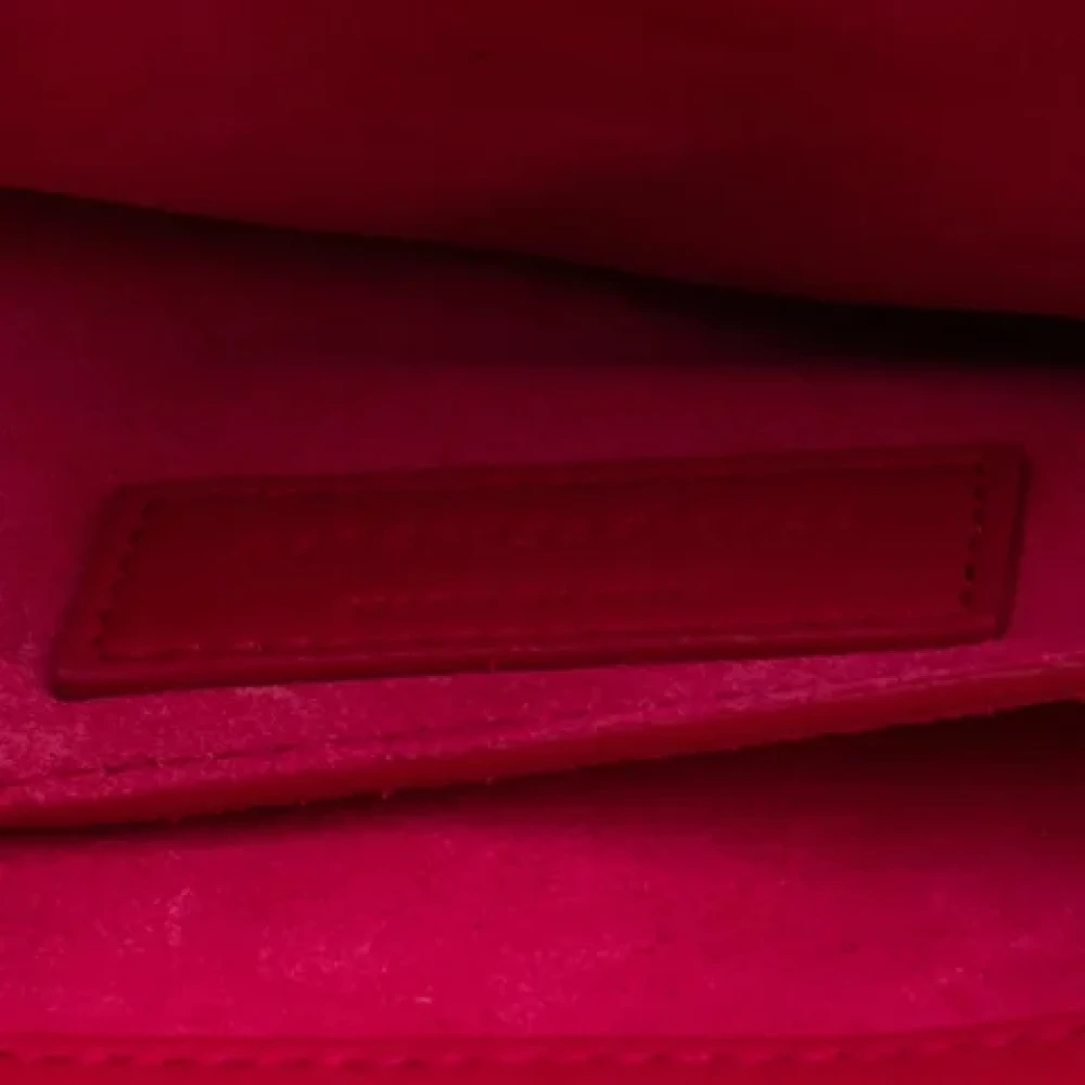 Yves Saint Laurent Vintage Pre-owned Leather handbags Pink Dames