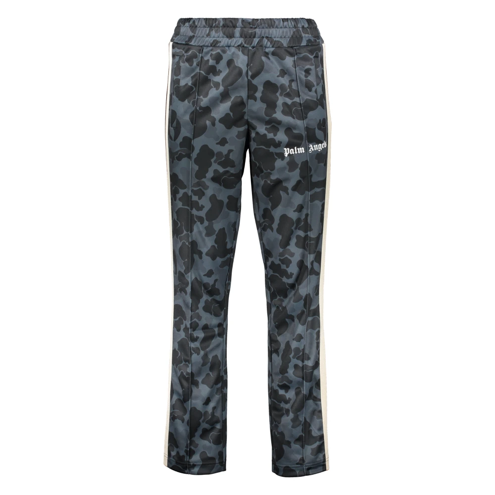 Palm Angels Camouflage Track Pants met Contrast Strepen Multicolor Heren