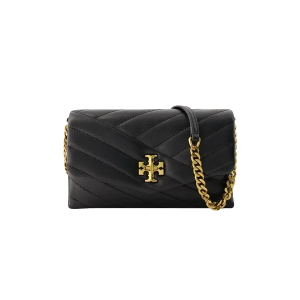 TORY BURCH Leather wallets Black Dames
