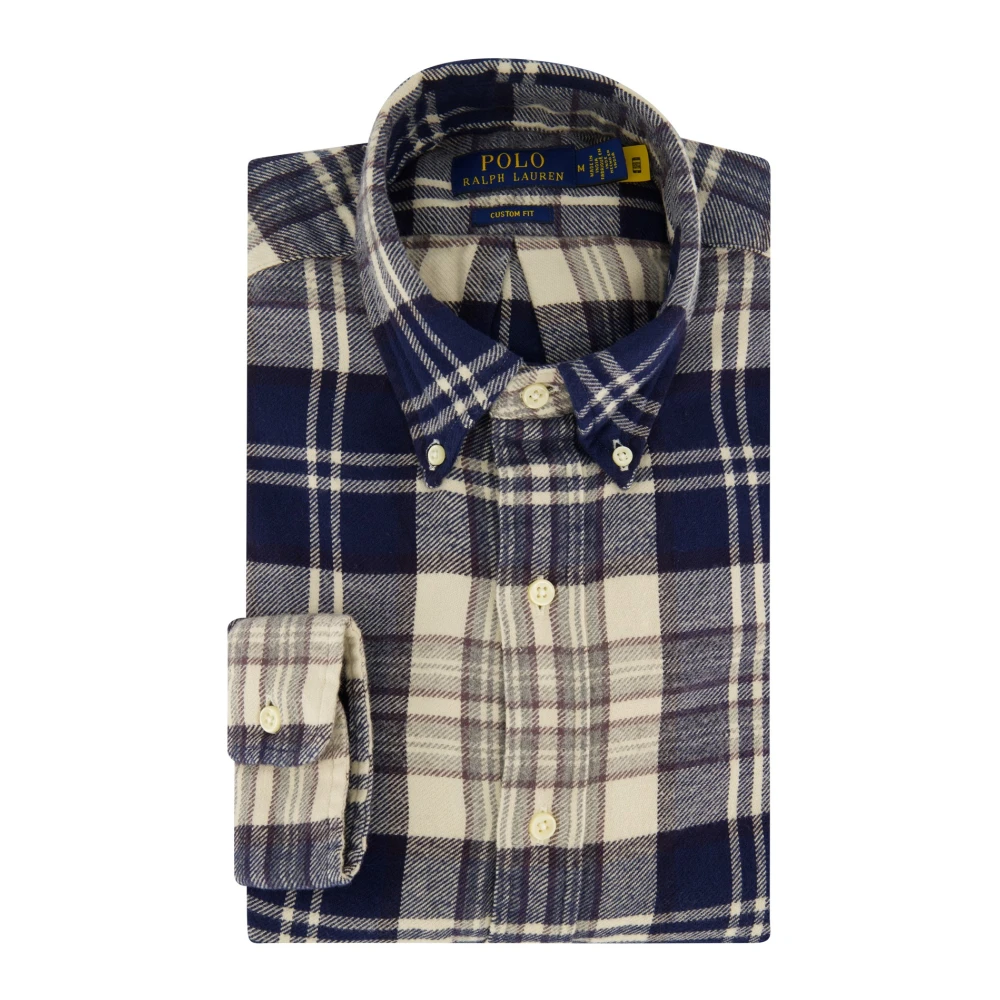 Polo Ralph Lauren Casual Donkerblauw Overhemd Multicolor Heren