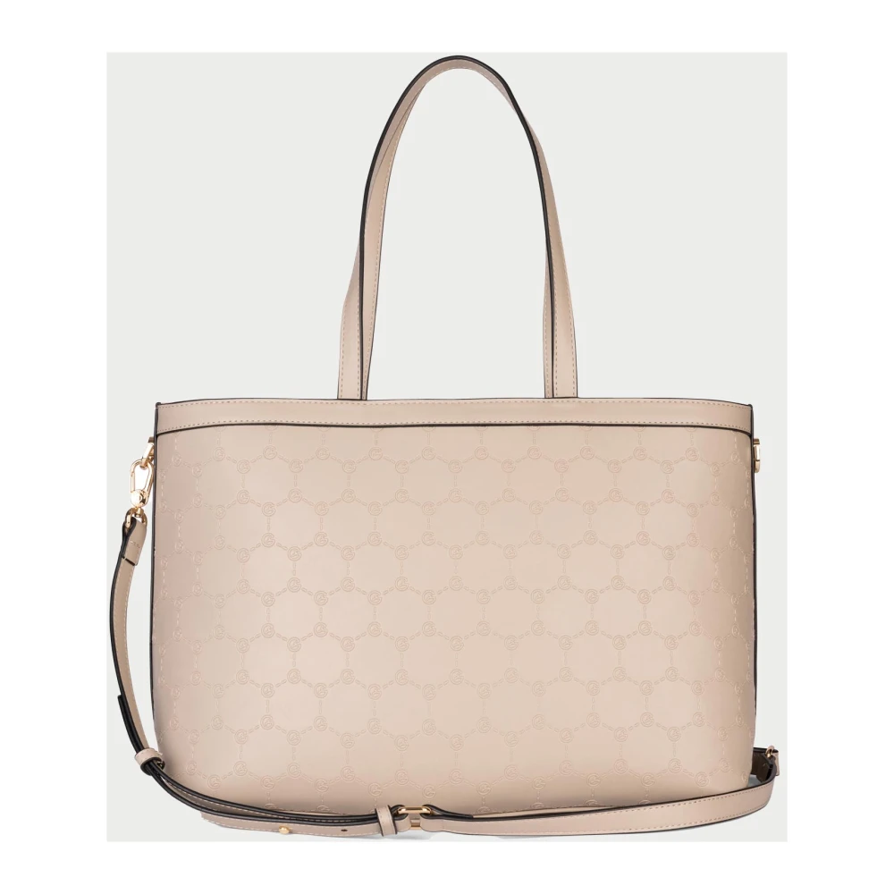 Gattinoni Stijlvolle Zand Schoudertas Beige Dames