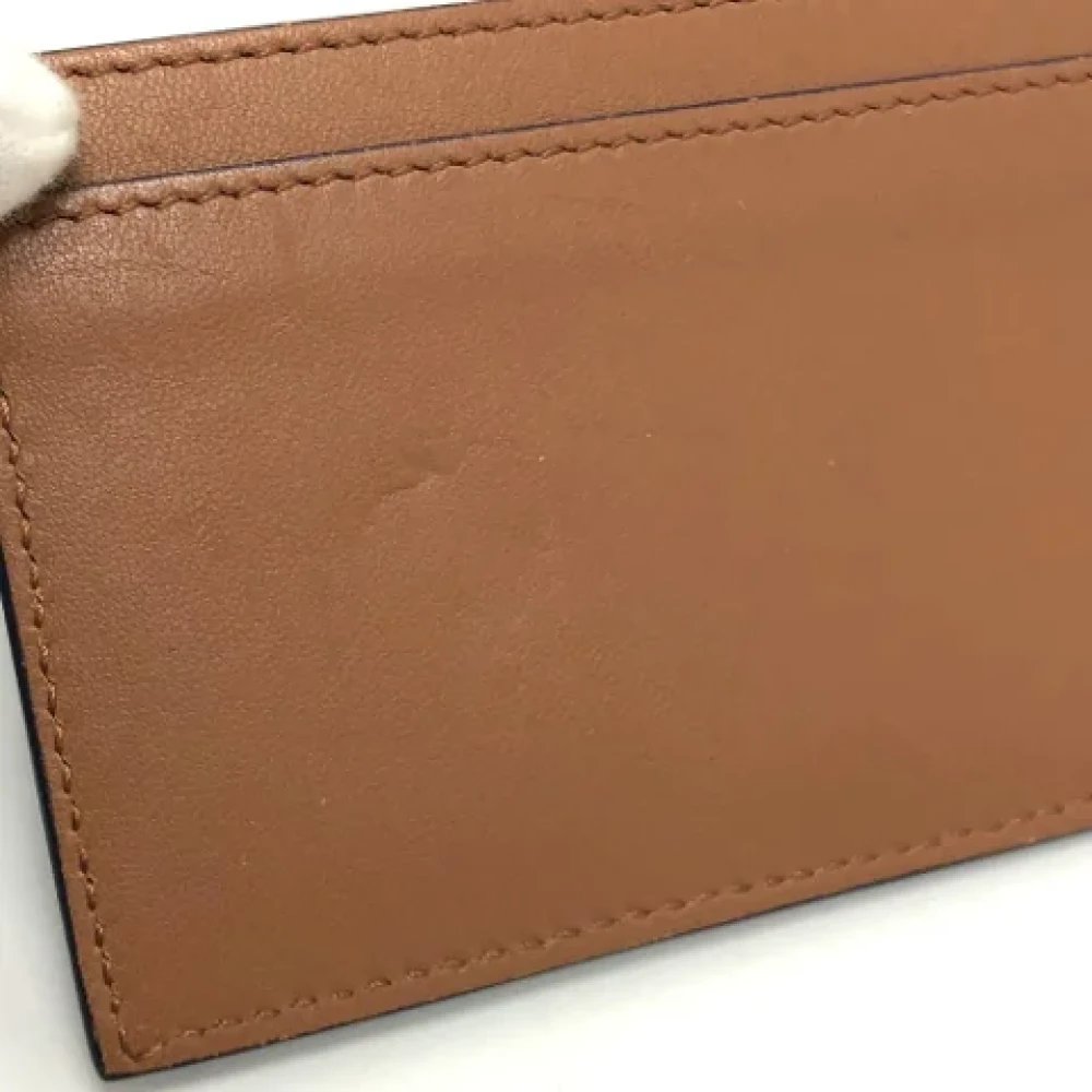 Celine Vintage Pre-owned Leather home-office Blue Dames