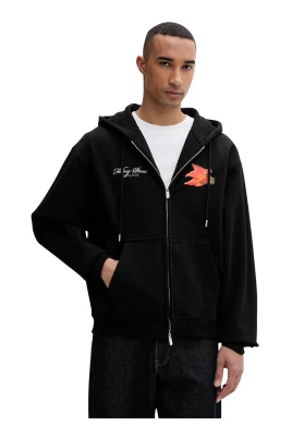 Zucchini Oversized Zip Hoodie