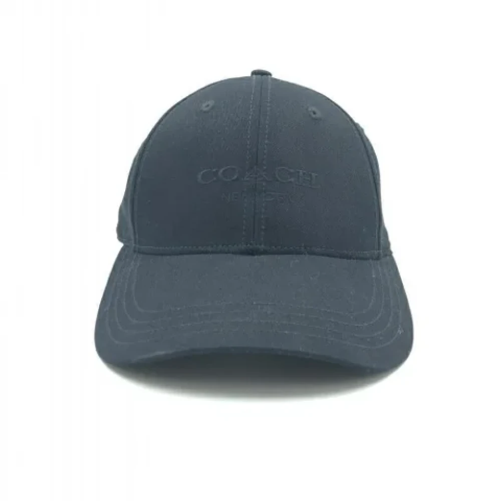 Coach Pre-owned Fabric hats Blue Heren