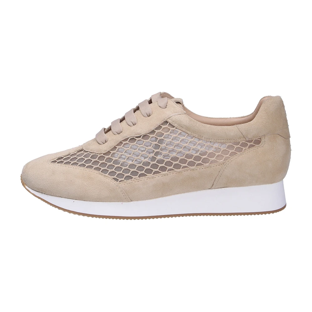 Peter Kaiser Sportieve Vetersneaker Dames Schoenen Beige