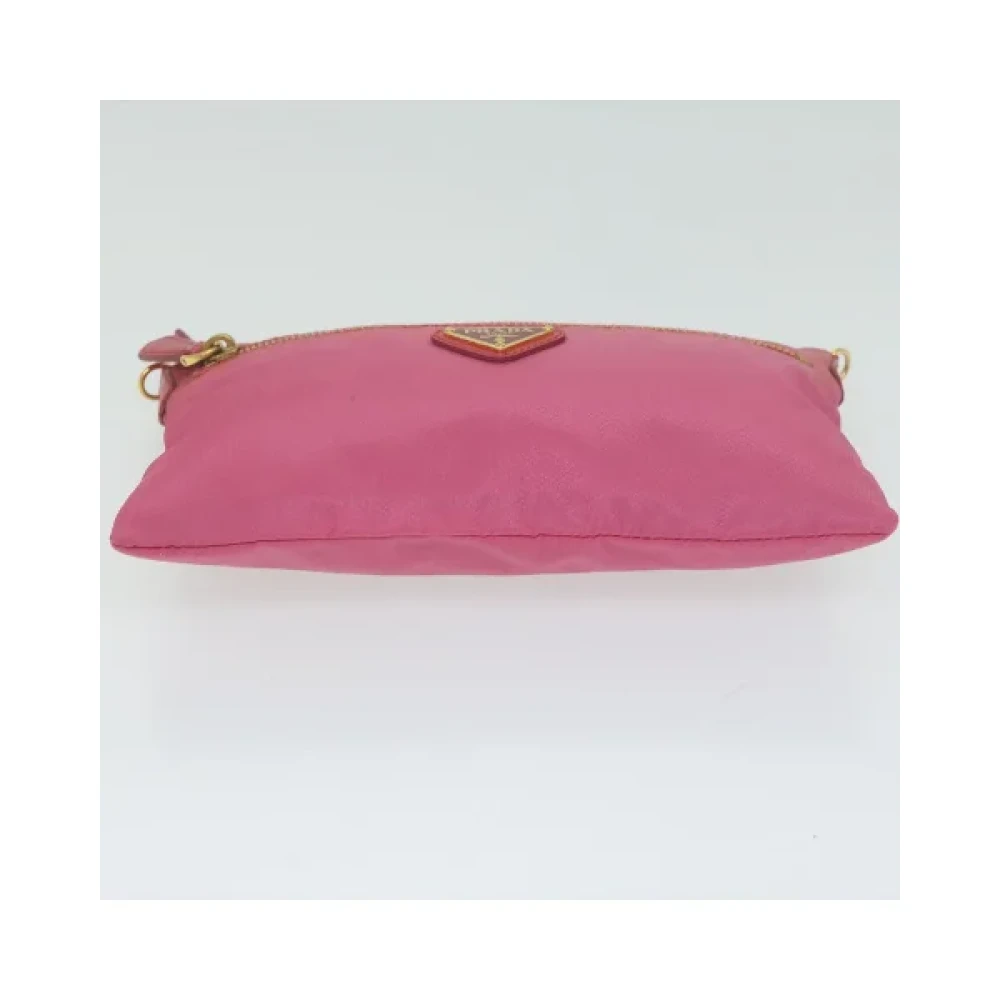 Prada Vintage Pre-owned Nylon prada-bags Pink Dames