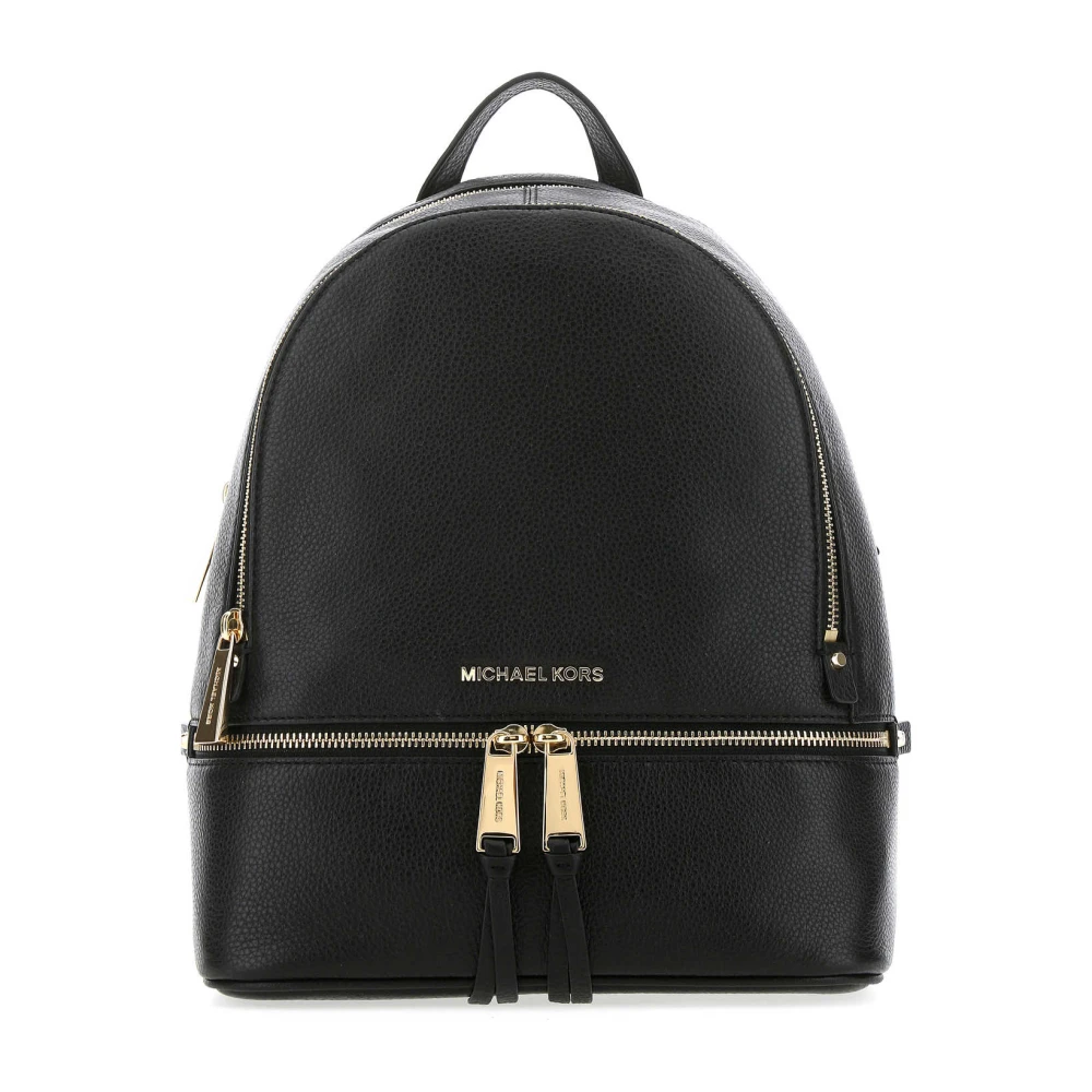 Michael Kors Women's Black Backpacks, One Size, Leather Backpack