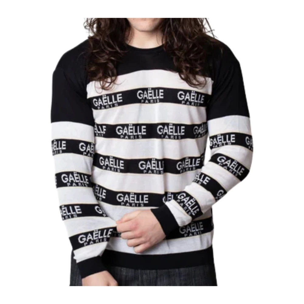 Gaëlle Paris Women's Basic Men's Jacquard Knit Sweater