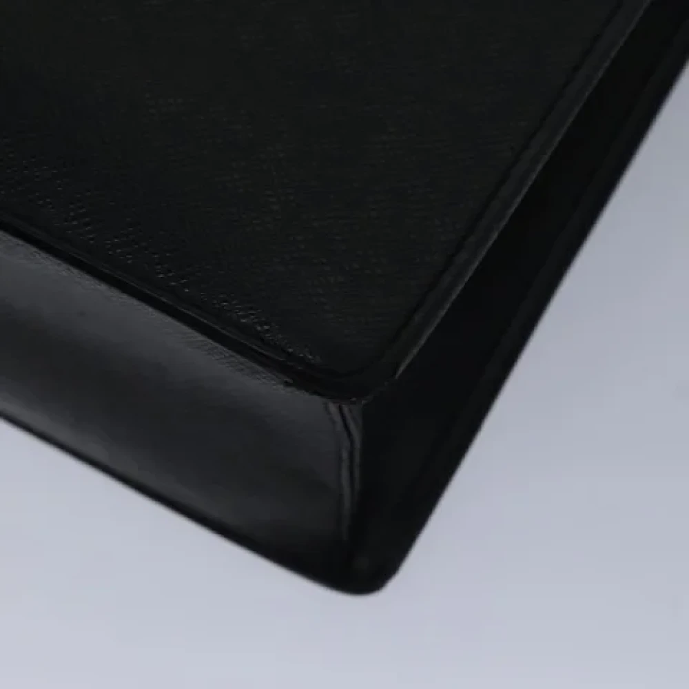 Louis Vuitton Vintage Pre-owned Leather briefcases Black Dames