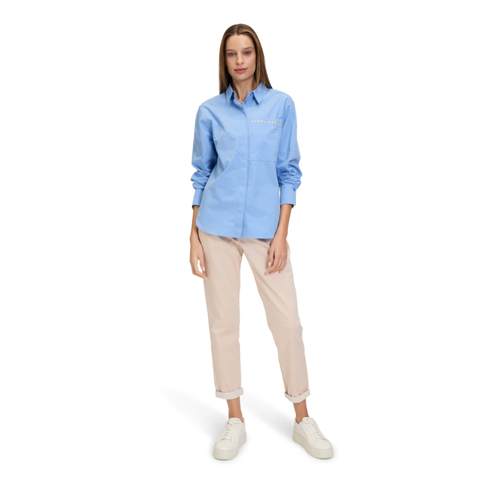 Betty Barclay Casual overhemd met kraag Blue Dames