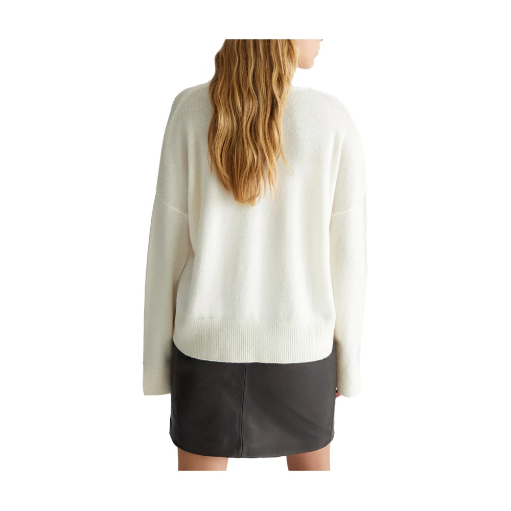 Liu Jo Elegante witte trui met strass White Dames