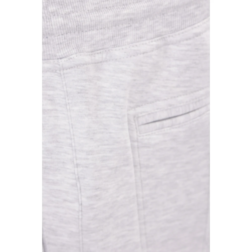 BRUNELLO CUCINELLI Grijze joggingbroek met elastische taille Gray Heren