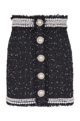jupe-courte-en-tweed-polka-dots-brode
